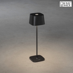 cover CAPRI dimmable IP54, black dimmable